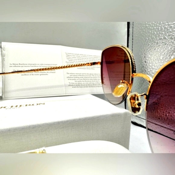 🏆Boucheron18K Gold Pplated BC0097S 003 ‼️Made In France ! - Picture 14 of 16